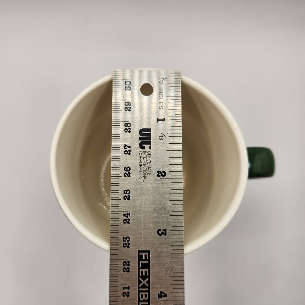 Starbucks 16 Ounce Green Tall Coffee Mug Christmas Winter - Picture 8 of 8